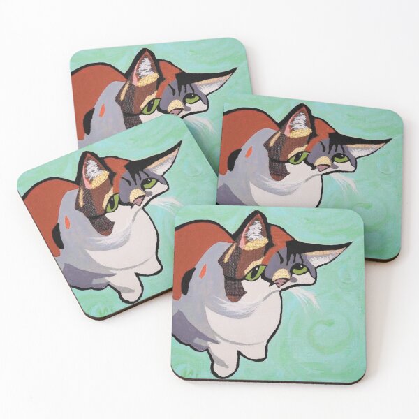 Item preview, Distorted Cat Painting designed and sold by weebakon.