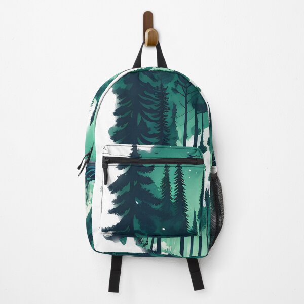 Item preview, Camping in a Pine Forest designed and sold by laurasgallery.
