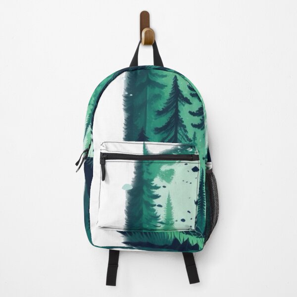 Item preview, Camping in a Pine Forest designed and sold by laurasgallery.
