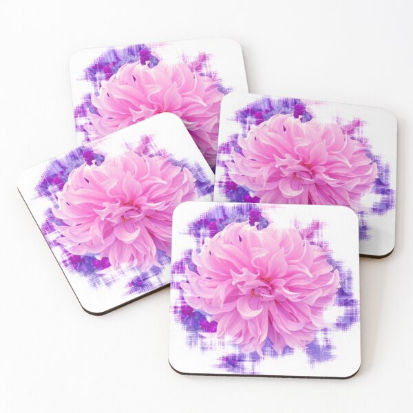Item preview, Dahlia Pink- Lilac color flower photo abstract design by iritof designed and sold by iritof.