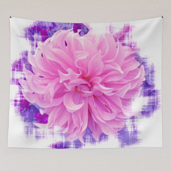 Item preview, Dahlia Pink- Lilac color flower photo abstract design by iritof designed and sold by iritof.