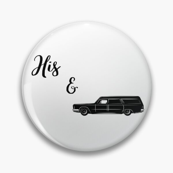Item preview, His & Hearse  designed and sold by Witch-n-Warlock.