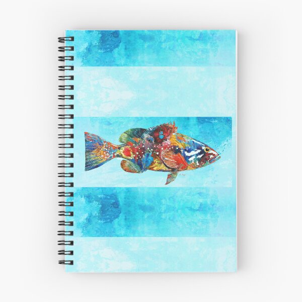 Item preview, Colorful Fish Art Fishy Beach Fun 2 designed and sold by Sharon Cummings Art.