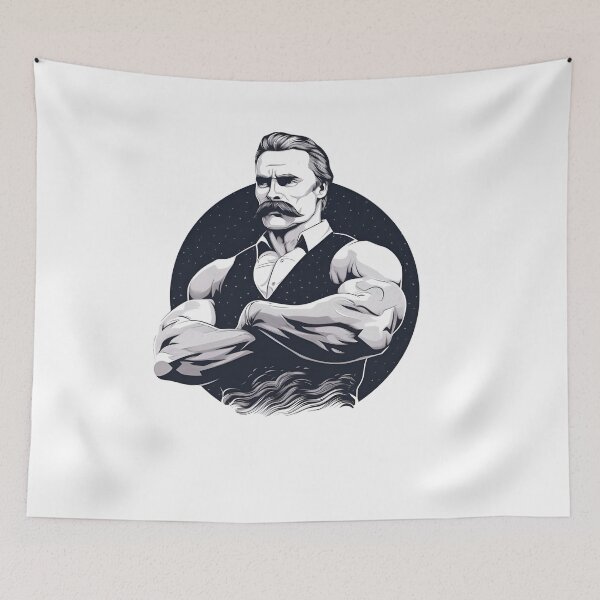 Item preview, Friedrich Nietzsche Life is Suffering  designed and sold by fateindesigns.