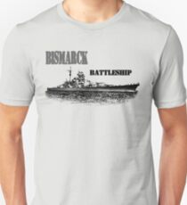 Battleship Bismarck Slim Fit T-Shirt