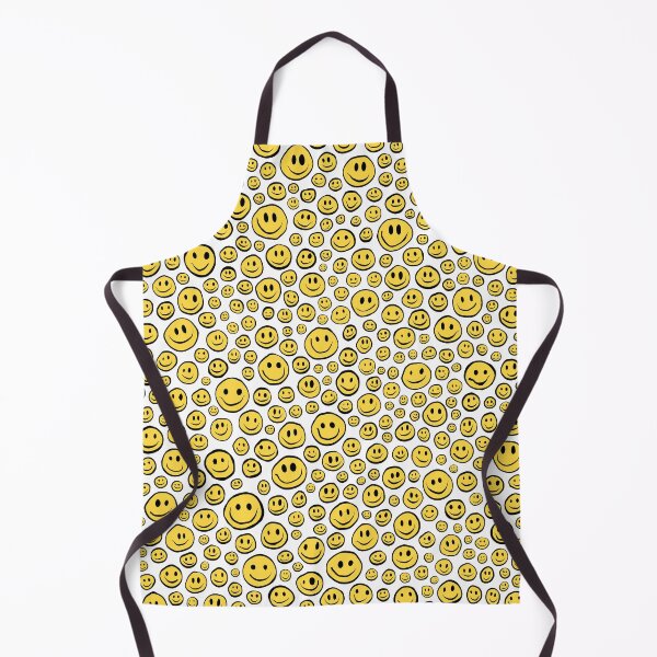 Item preview, Yellow Smiley Faces on White designed and sold by Sparkle-Moth.