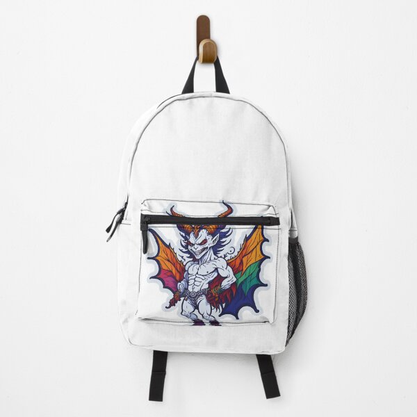 Item preview, pride month demon designed and sold by craftypixels.