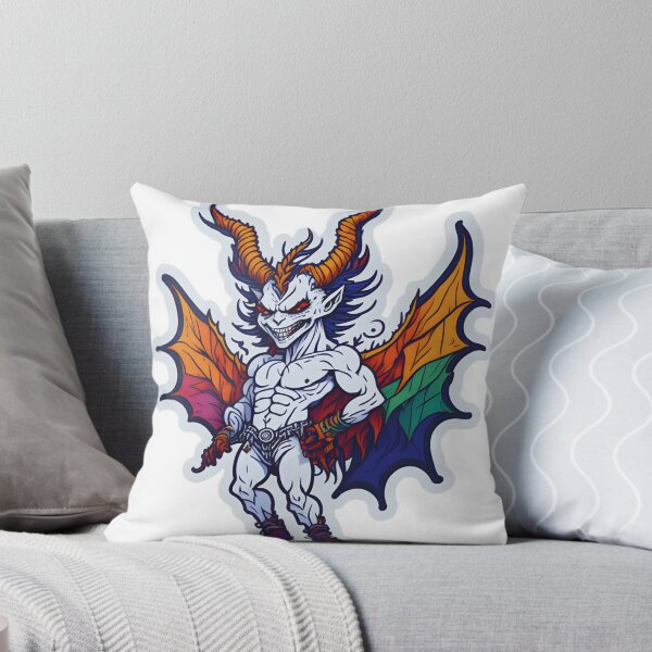 Item preview, pride month demon designed and sold by craftypixels.