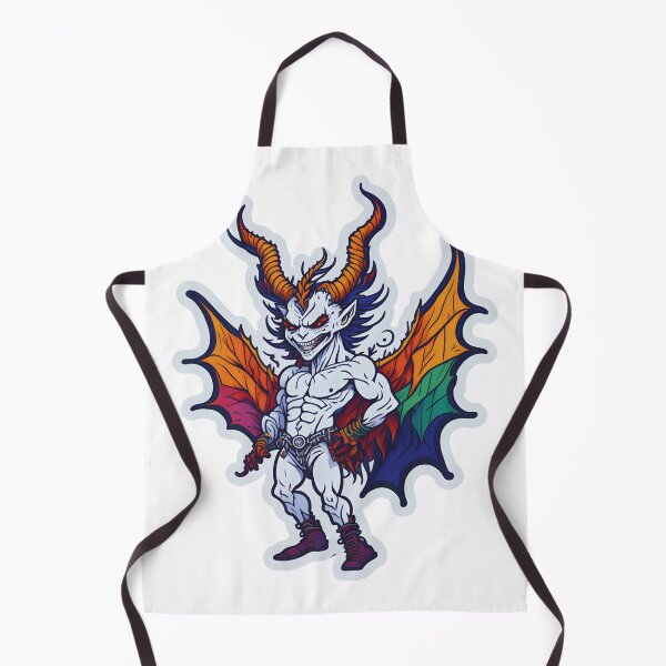 Item preview, pride month demon designed and sold by craftypixels.
