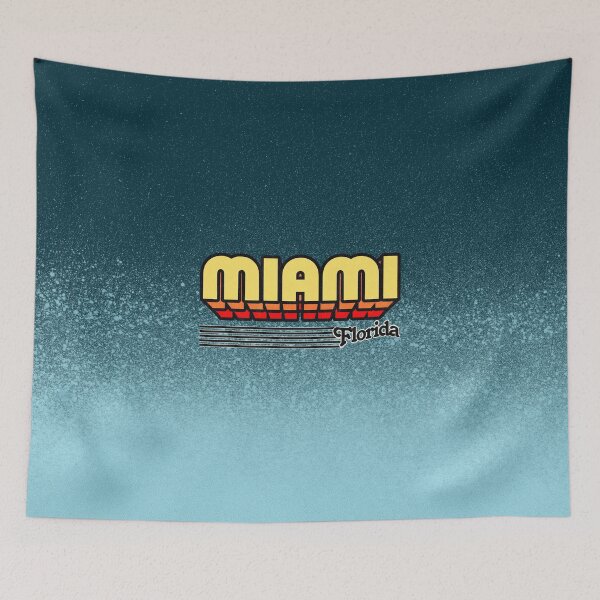 Item preview, Miami, Florida | Retro Stripes designed and sold by retroready.