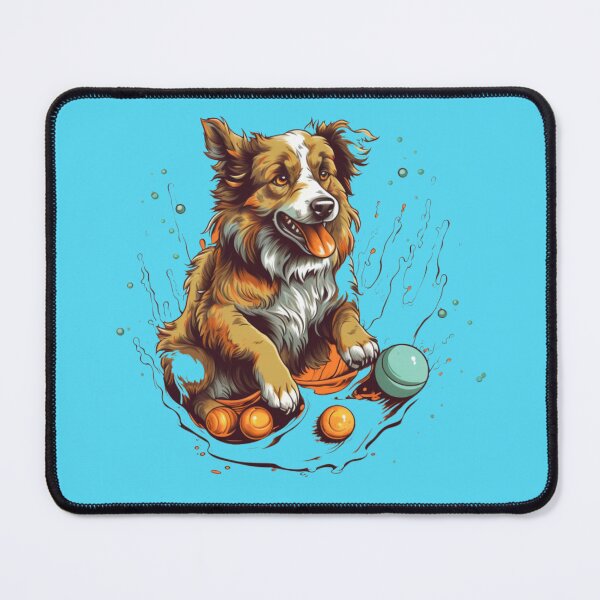 Item preview, Splashing Australian Shepard   designed and sold by Project-Firefly.