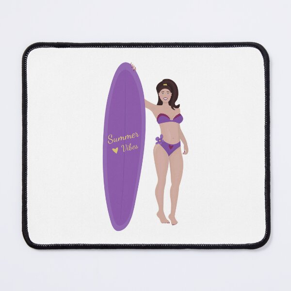 Item preview, Brunette woman with a sailboard designed and sold by OM-lova.