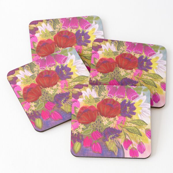 Item preview, Poppies in a Purple Pot designed and sold by Jeanne McKinnon.