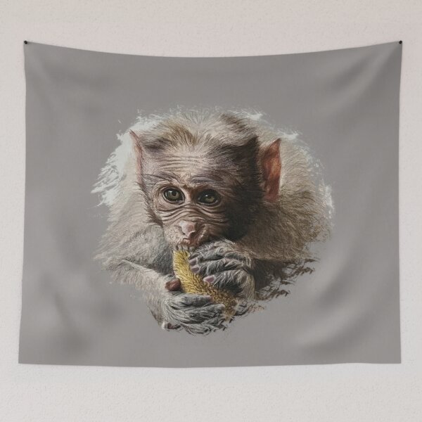 Item preview, Little greedy monkey designed and sold by NathBros.