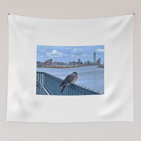 Item preview, Pigeon, panoramic view of the Aarhus in Denmark designed and sold by alesanko.