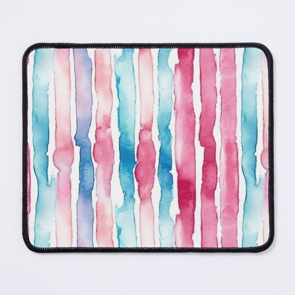 Item preview, Abstrac Stripes soft colors watercolor pattern designed and sold by DaisyMarroquin.