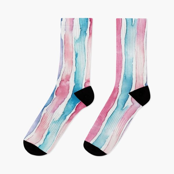 Item preview, Abstrac Stripes soft colors watercolor pattern designed and sold by DaisyMarroquin.