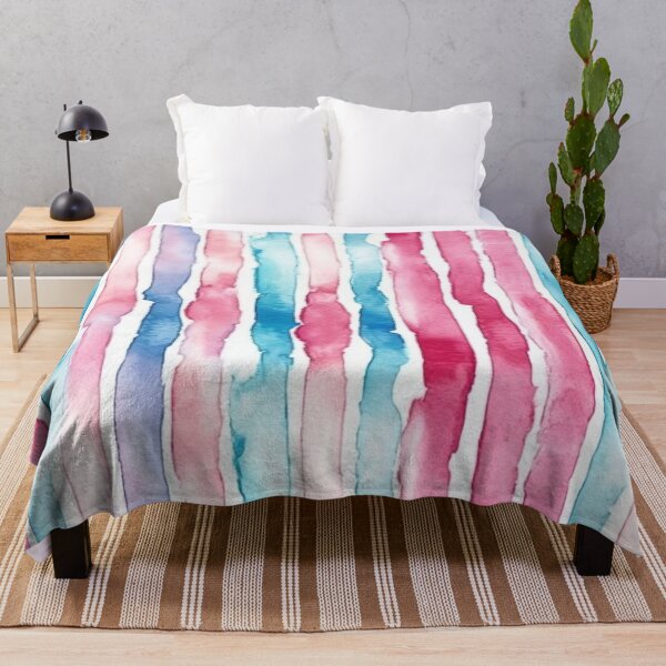 Item preview, Abstrac Stripes soft colors watercolor pattern designed and sold by DaisyMarroquin.