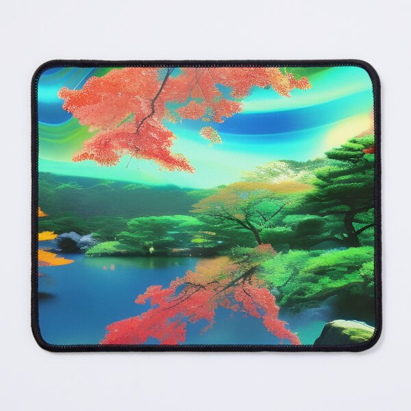 Item preview, Green landscape artwork designed and sold by brandway.