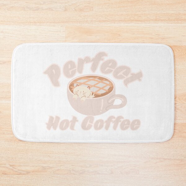 Item preview, perfect Coffee hot  - cat drinking coffee designed and sold by AnimalWorldArtt.