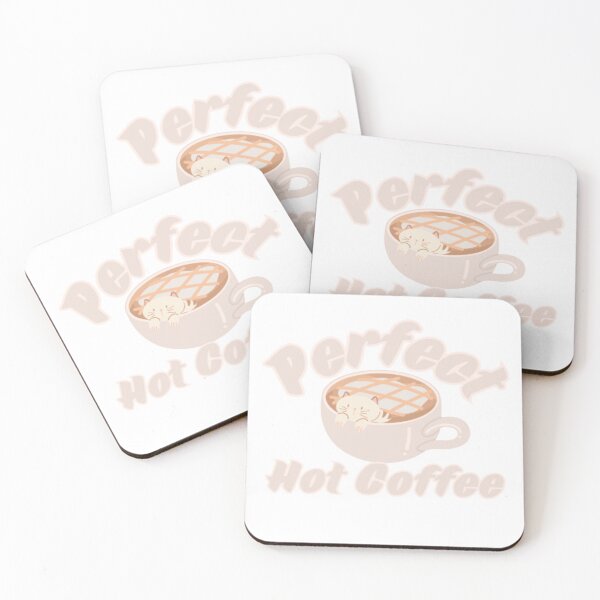 Item preview, perfect Coffee hot  - cat drinking coffee designed and sold by AnimalWorldArtt.