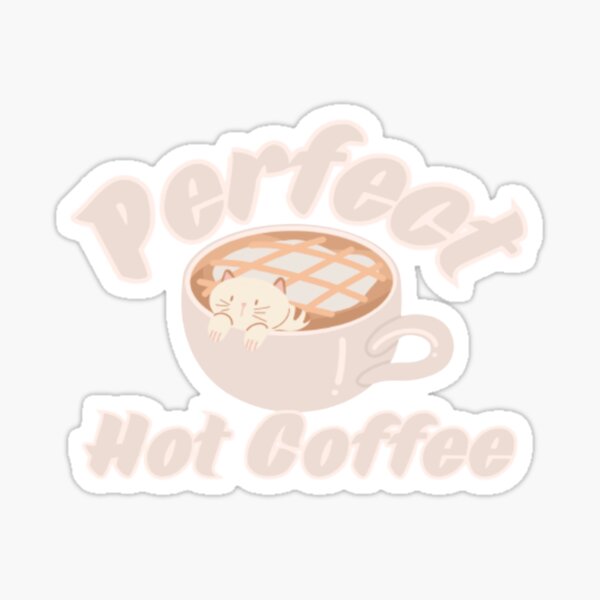 Artikel-Vorschau von perfekter Kaffee heiß – Katze trinkt Kaffee, designt und verkauft von AnimalWorldArtt.