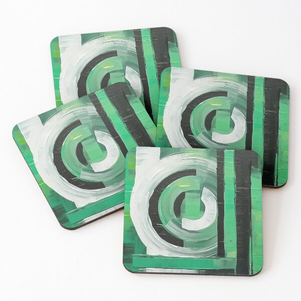 Item preview, Abstract Green // Art Canvas designed and sold by KalicoDesignUS.