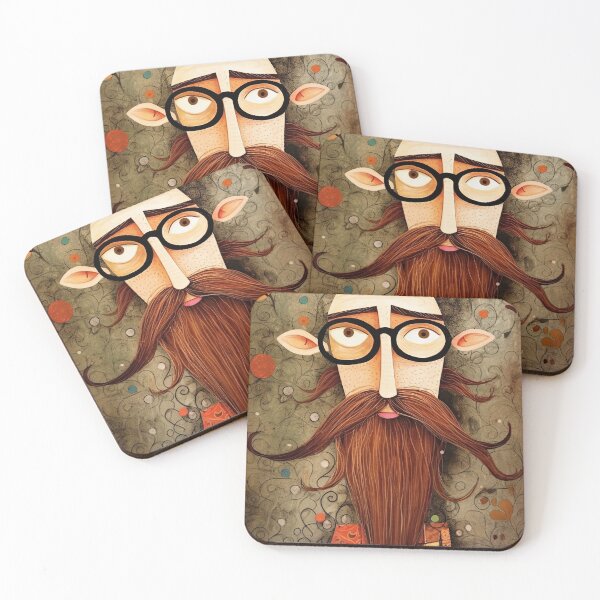 Item preview, Cartoonish Man With Long Beard designed and sold by Chip Barber.