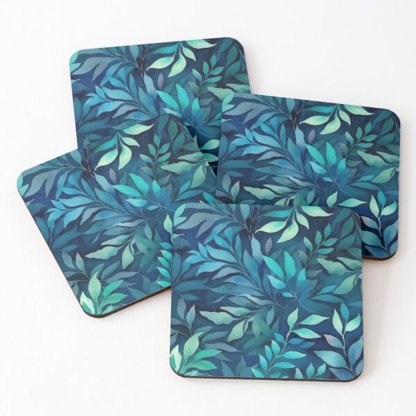 Item preview, Multi Layer leaves watercolor pattern designed and sold by DaisyMarroquin.