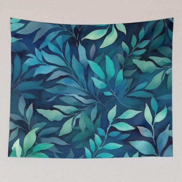 Item preview, Multi Layer leaves watercolor pattern designed and sold by DaisyMarroquin.