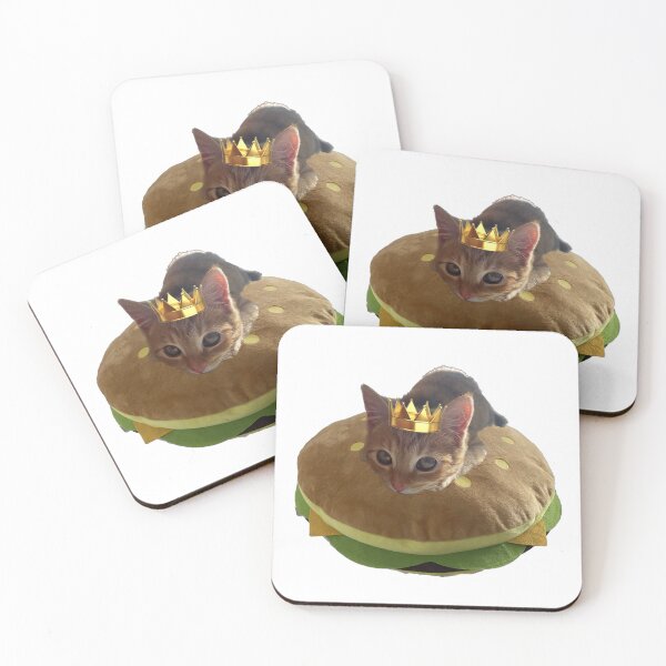 Item preview, A king on his cheeseburger designed and sold by Kitty Shinanigans.