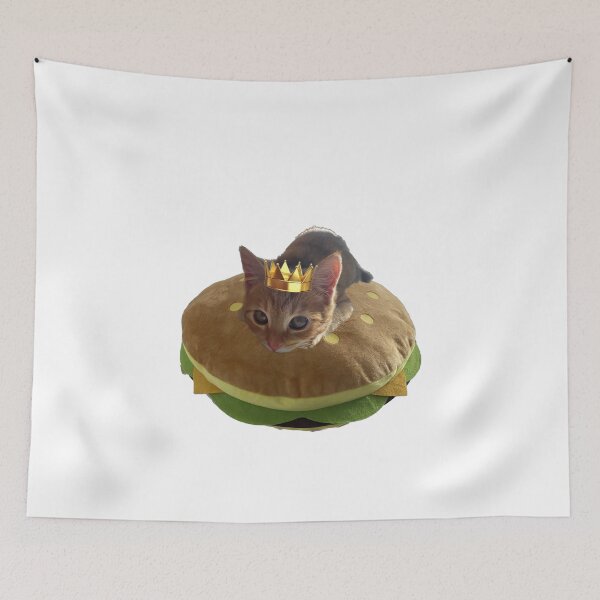 Item preview, A king on his cheeseburger designed and sold by Kitty Shinanigans.