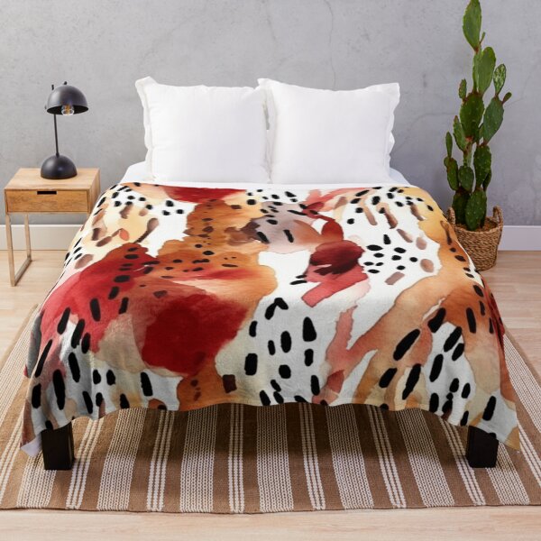 Item preview, Redish brown abstract boho animal print pattern designed and sold by DaisyMarroquin.