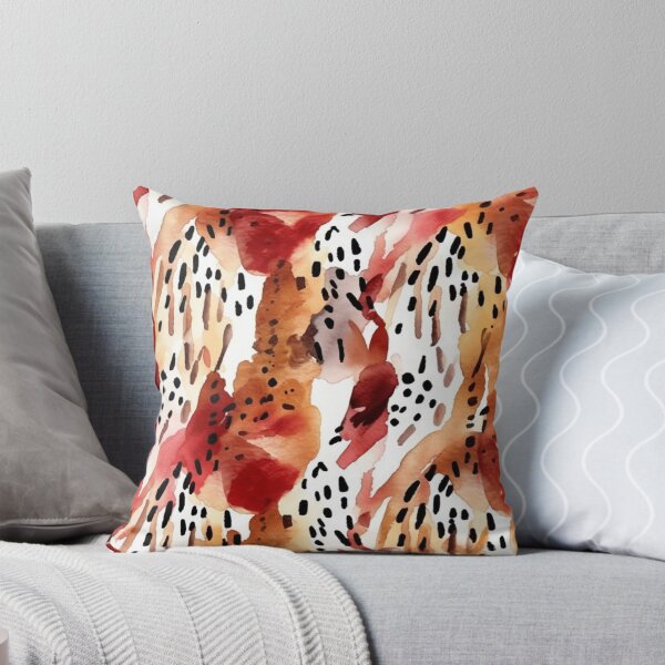 Item preview, Redish brown abstract boho animal print pattern designed and sold by DaisyMarroquin.