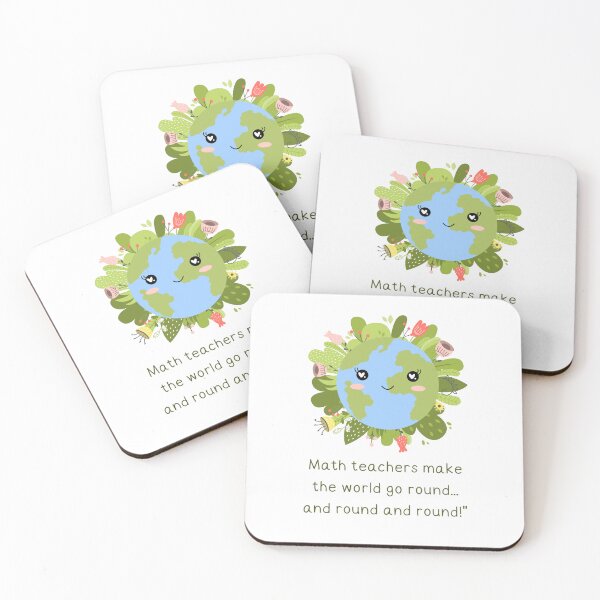 Item preview, Math teachers make the world go round... and round and round! designed and sold by OCNau.