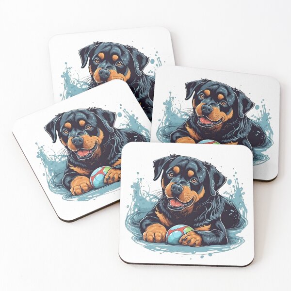 Item preview, Loyally artworked paw-some Rottweiler apparel & designed and sold by DooodleGod.