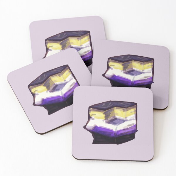 Item preview, Cool Rock Nonbinary Pride Design designed and sold by strudeldoodle.