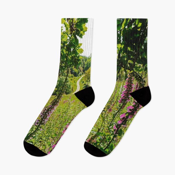 Item preview, Foxglove path. designed and sold by ScenicViewPics.