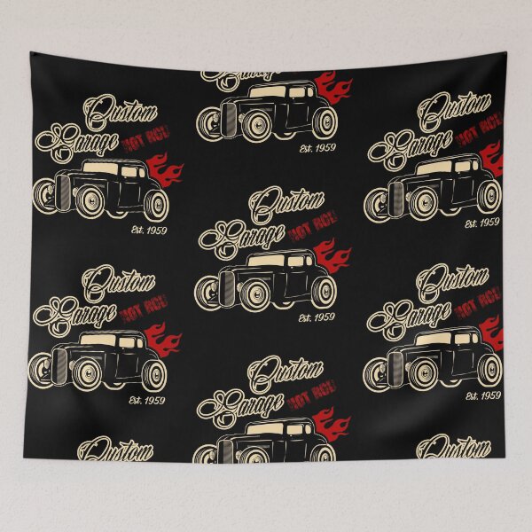 Item preview, Hot Rod Custom Garage designed and sold by TeeAgromenaguer.