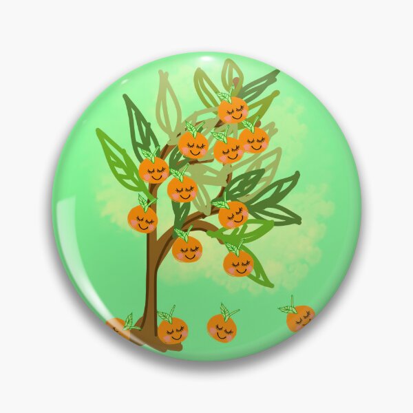 Item preview, Kawaii orange tree designed and sold by Kaewtaming.