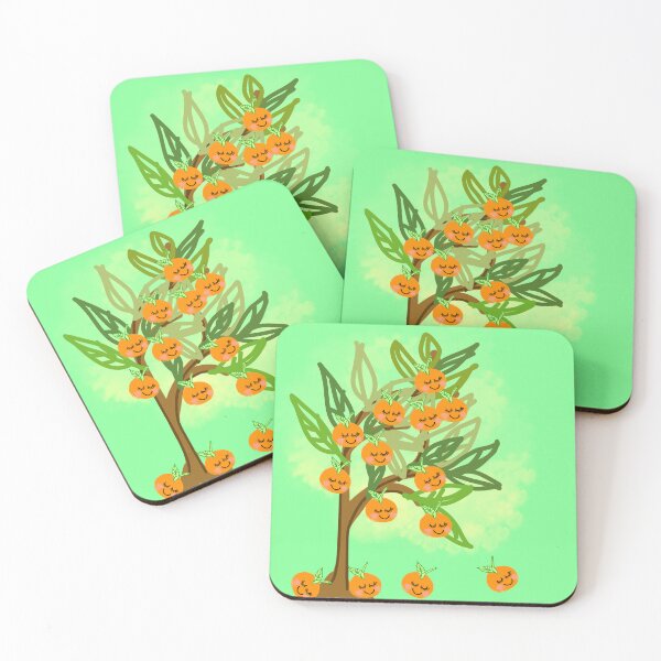 Item preview, Kawaii orange tree designed and sold by Kaewtaming.