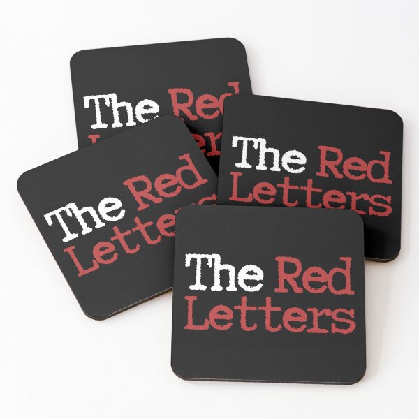 Item preview, The Red Letters White Red Letter designed and sold by GFamilyC.