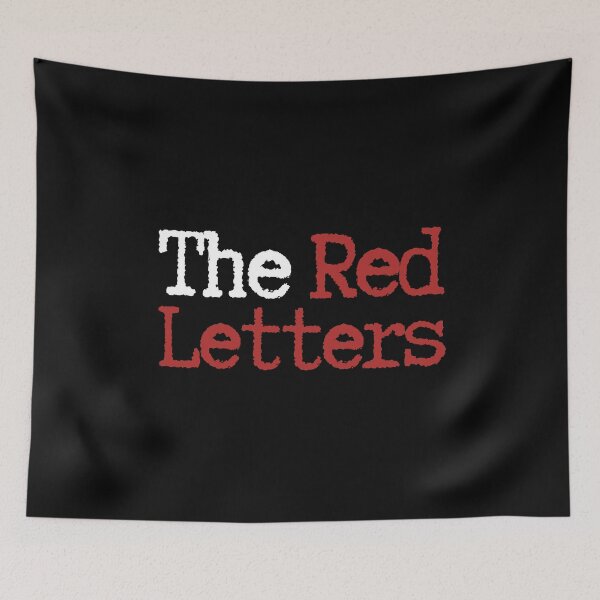 Item preview, The Red Letters White Red Letter designed and sold by GFamilyC.