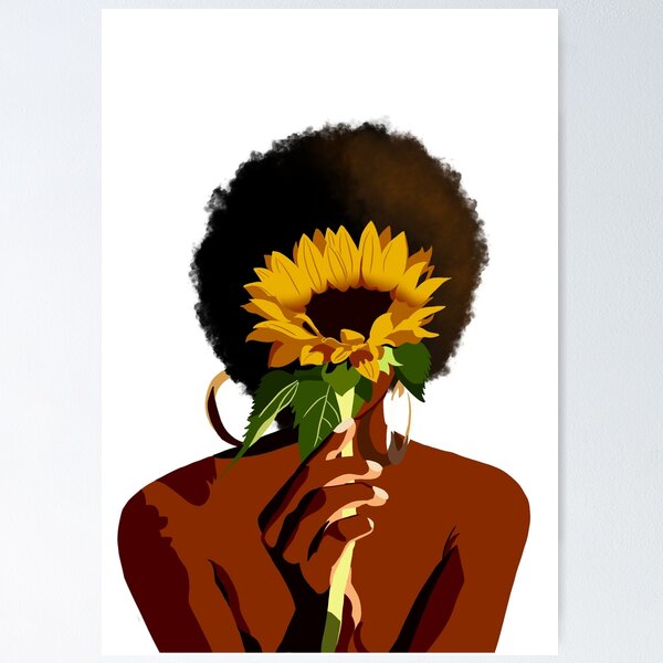 Artikel-Vorschau von Schwarze Frauen mit Sonnenblume, designt und verkauft von Hannahmt10.