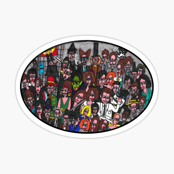 1920's Movie Stars Sticker