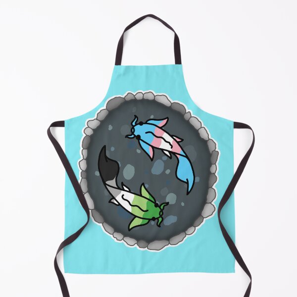 Item preview, Aro and Trans Pride Flag Koi Pond designed and sold by CastleOfDragons.