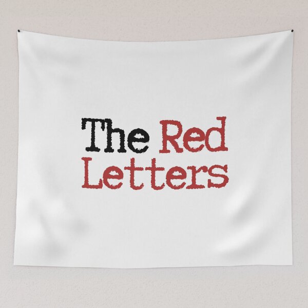 Item preview, The Red Letters Black Red Letter designed and sold by GFamilyC.