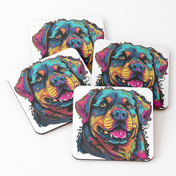 Item preview, Rottieartwork: Bold Tribute to Your Canine Companion. Digital masterpiece Celebrating Loyal, Protective, and Watchful Rottweilers. Shop Now! designed and sold by DooodleGod.