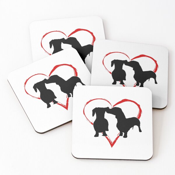 Item preview, Double dachshund love designed and sold by DachshundLove Australia.