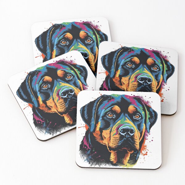 Item preview, Rottieartwork: Adorable Canine Graphic artworks for Loyal Rottie Lovers designed and sold by DooodleGod.
